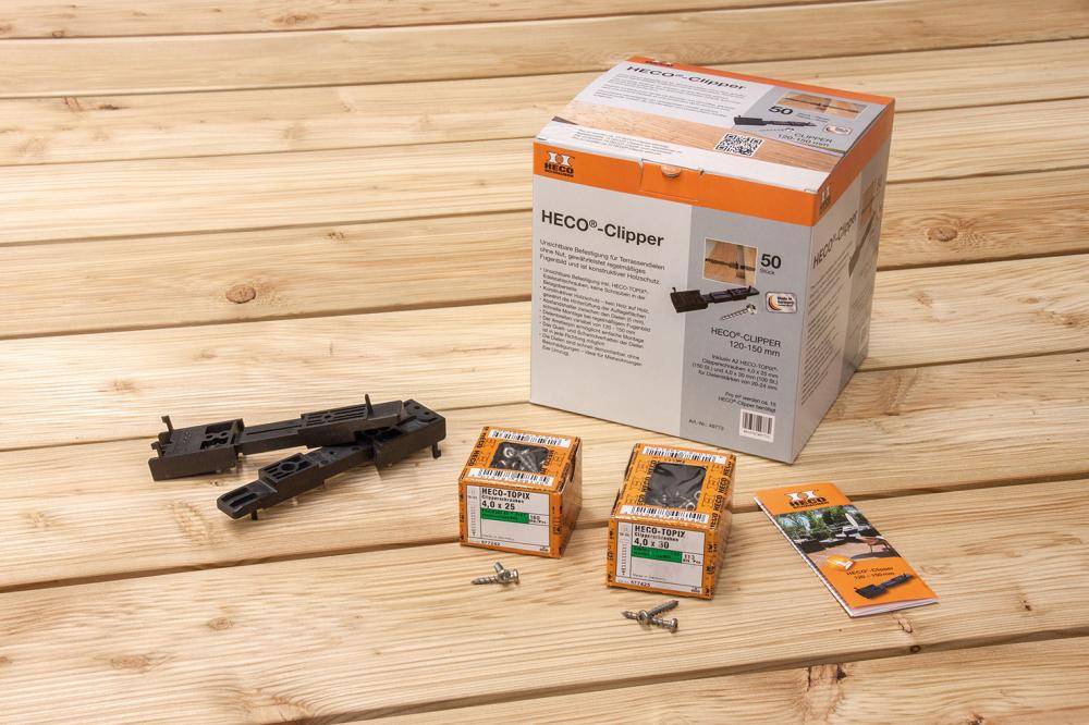 HECO-Clipperset 50 St, 150St.4,0x25,100St.4,0x30