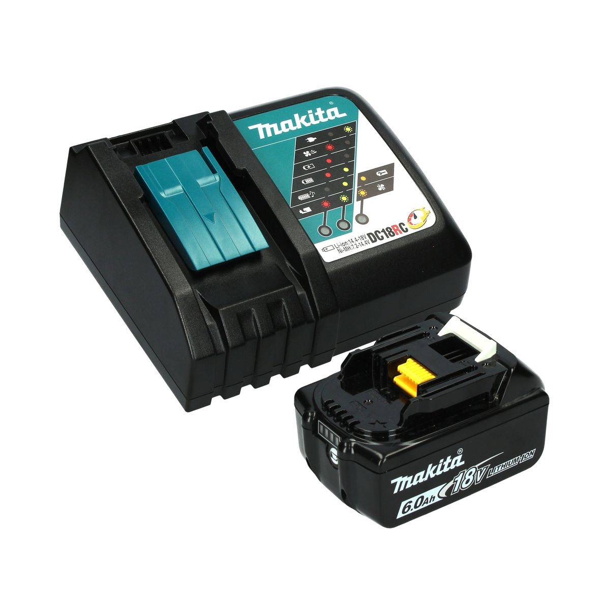 Makita DJR 183 RG1J Akku Reciprosäge 18 V + 1x Akku 6,0 Ah + Ladegerät + Makpac