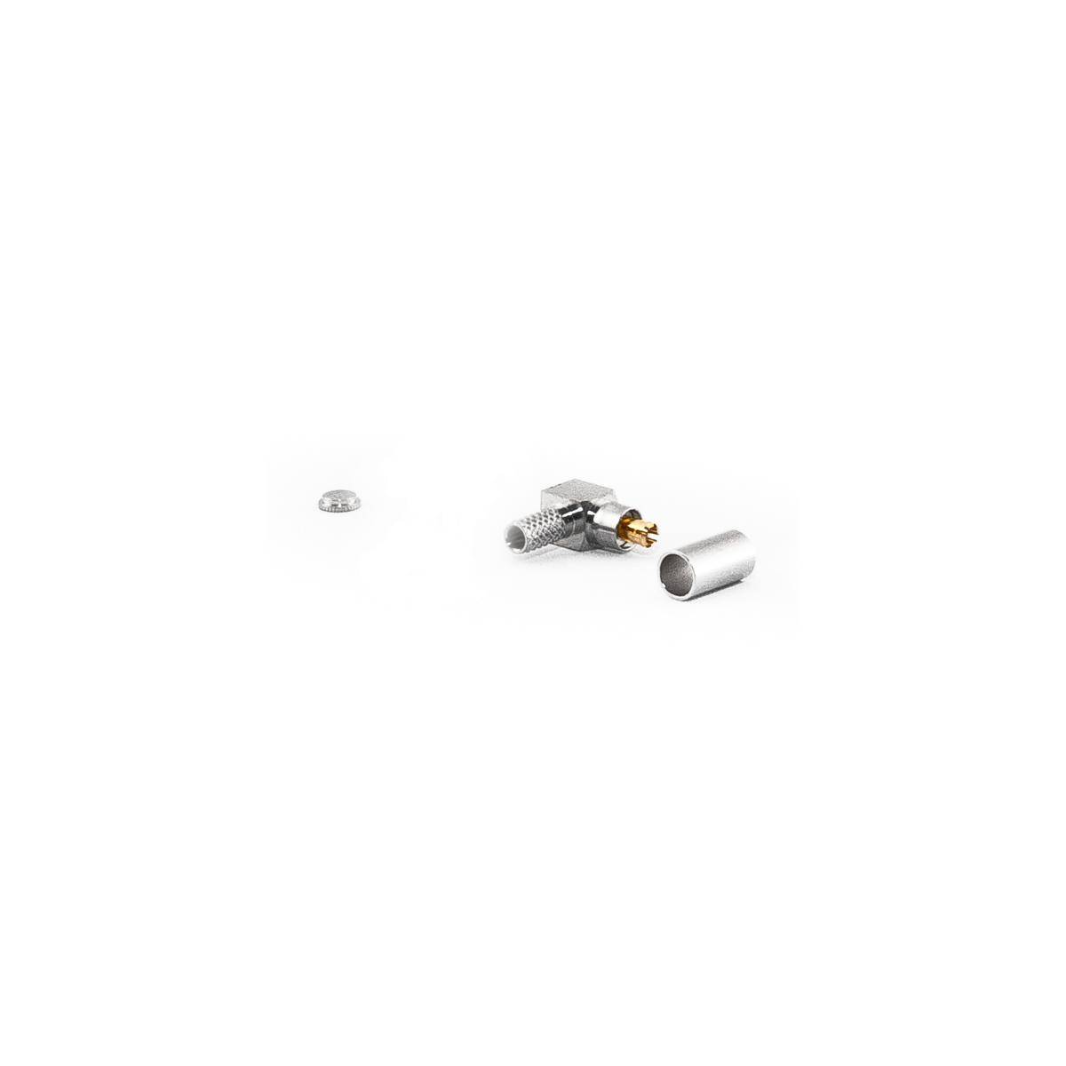 MC-Card-Stecker Winkel 90° für RG316 Kabel, Crimp Version
