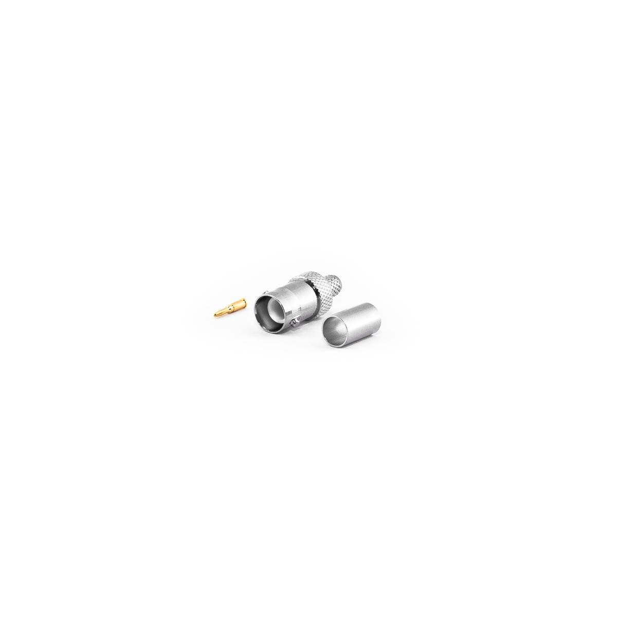 RP-BNC-Buchse für H155 Kabel, Crimp Version
