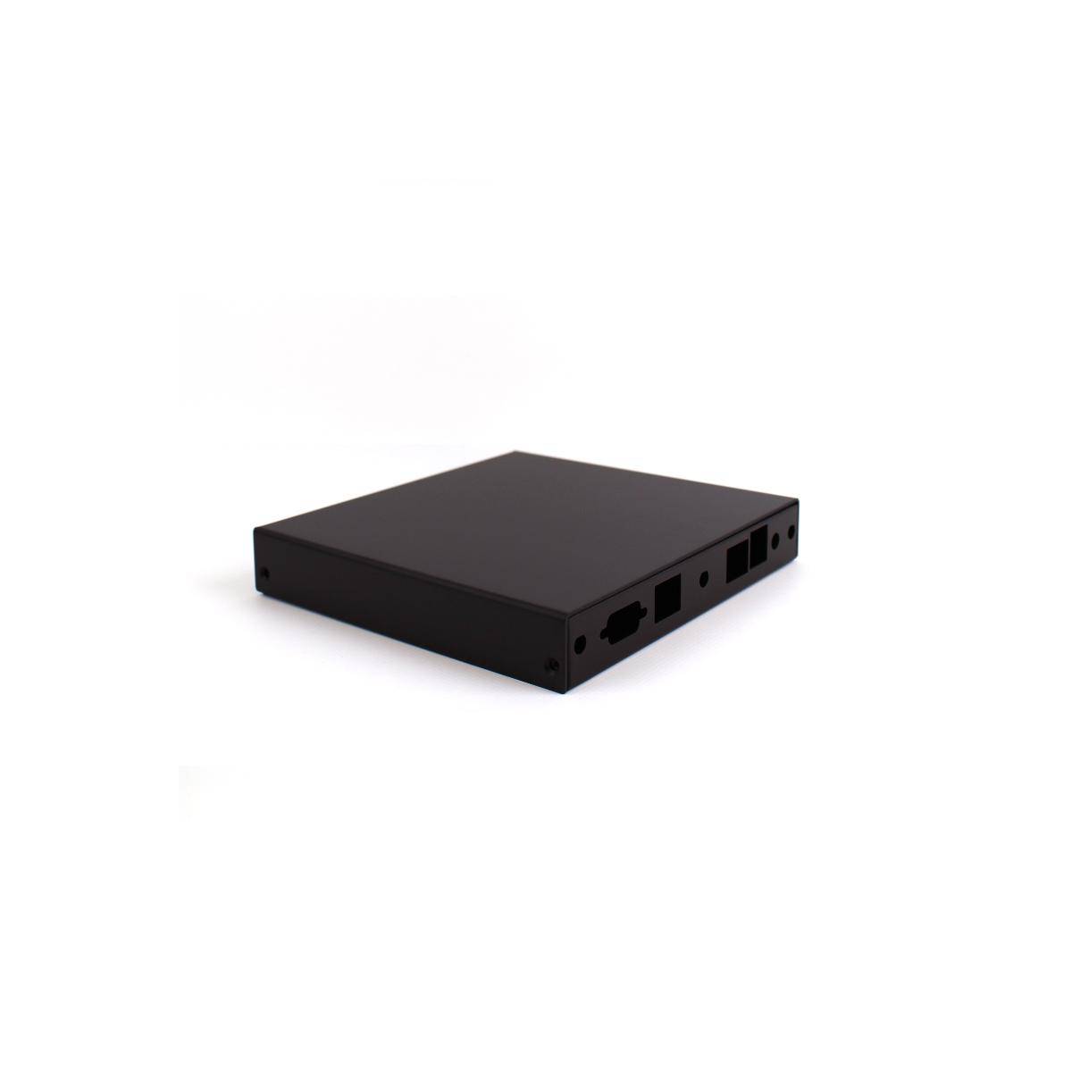CASE1D1BLKU - Gehäuse für die ALIX.2/6 Board-Reihe und APU2D0, 2x LAN, 1x USB, 3x WLAN, schwarz