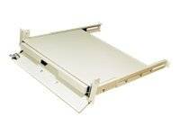 TRITON Rack Keyboard Shelf - RAL 7035 - 2U - 48.3 cm (19")