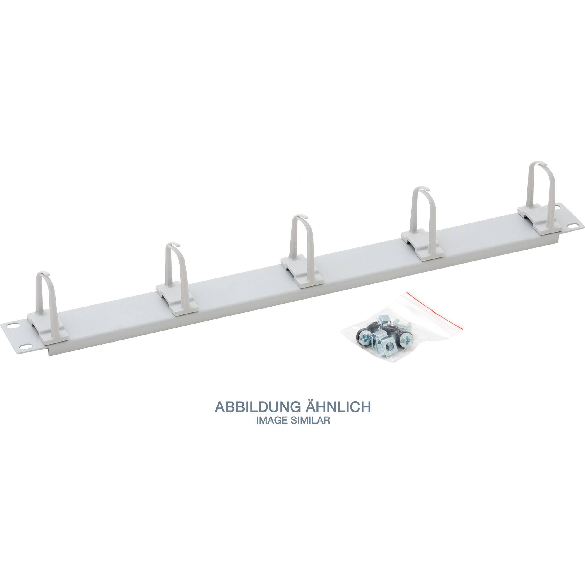 Triton - Rack-Kabelmanagementring (horizontal) - RAL 7035 - 1U - 48.3 cm (19"")