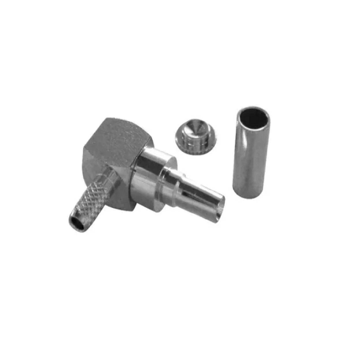 CRC9-Winkelstecker für RG174 Kabel, Crimp Version
