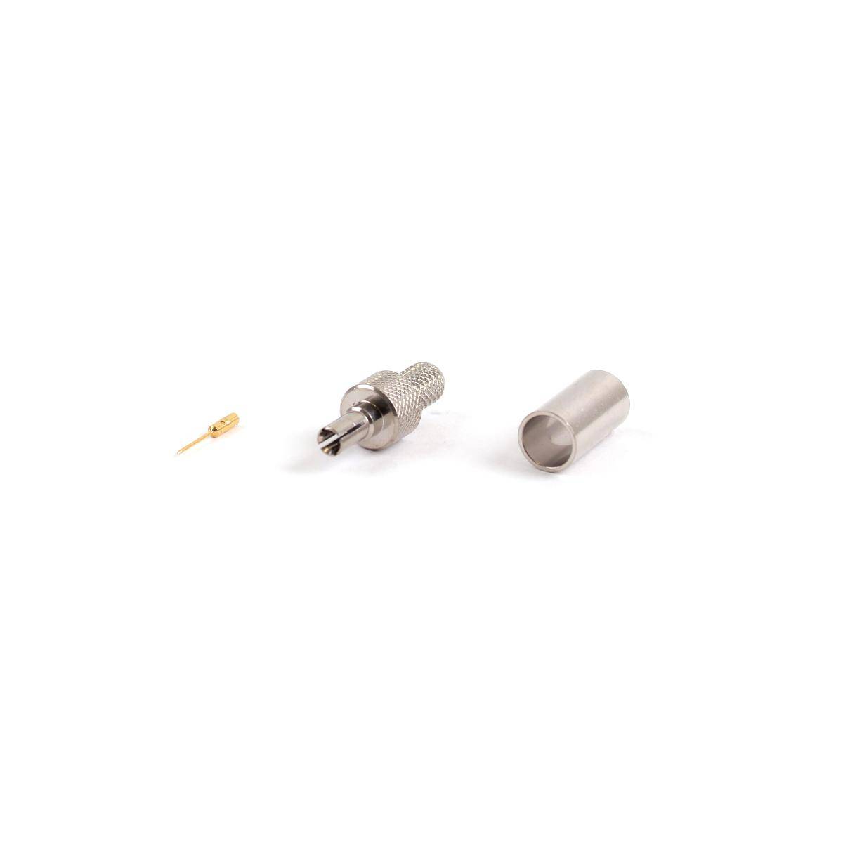 RCA-Stecker für RG59 Kabel, Crimp Version