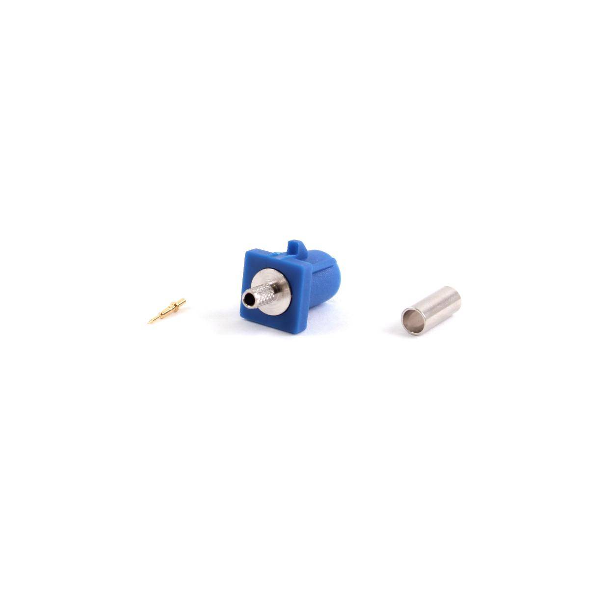 FAKRA-Stecker Typ C für RG174 Kabel, Crimp Version