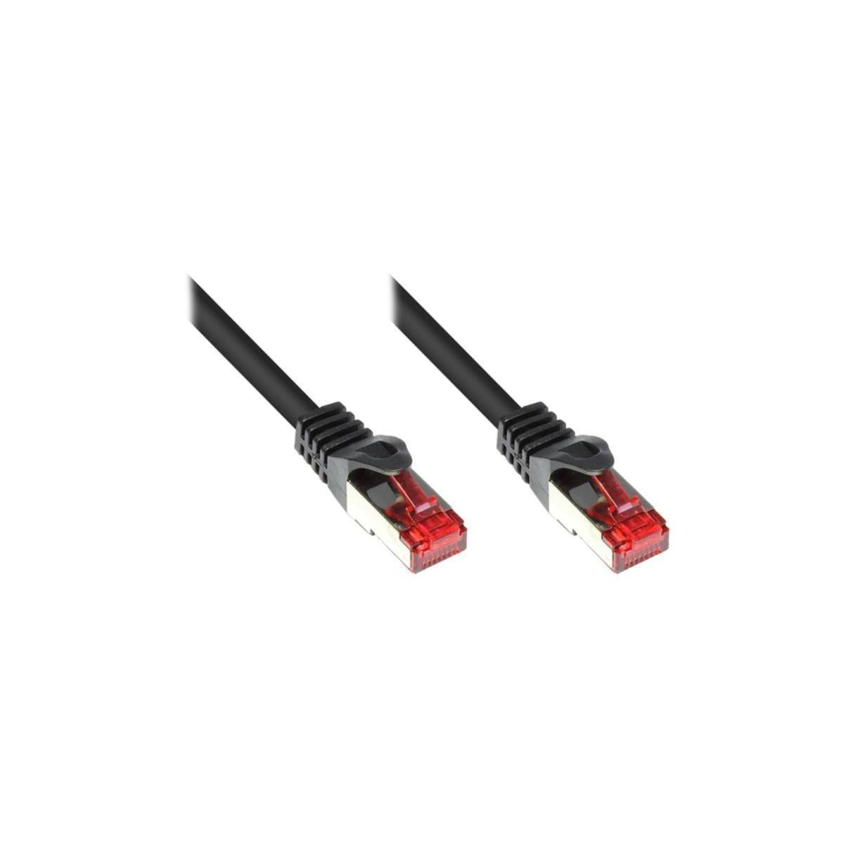 SO-31240 - Patchkabel Cat.6, S/FTP, 1,5m, schwarz