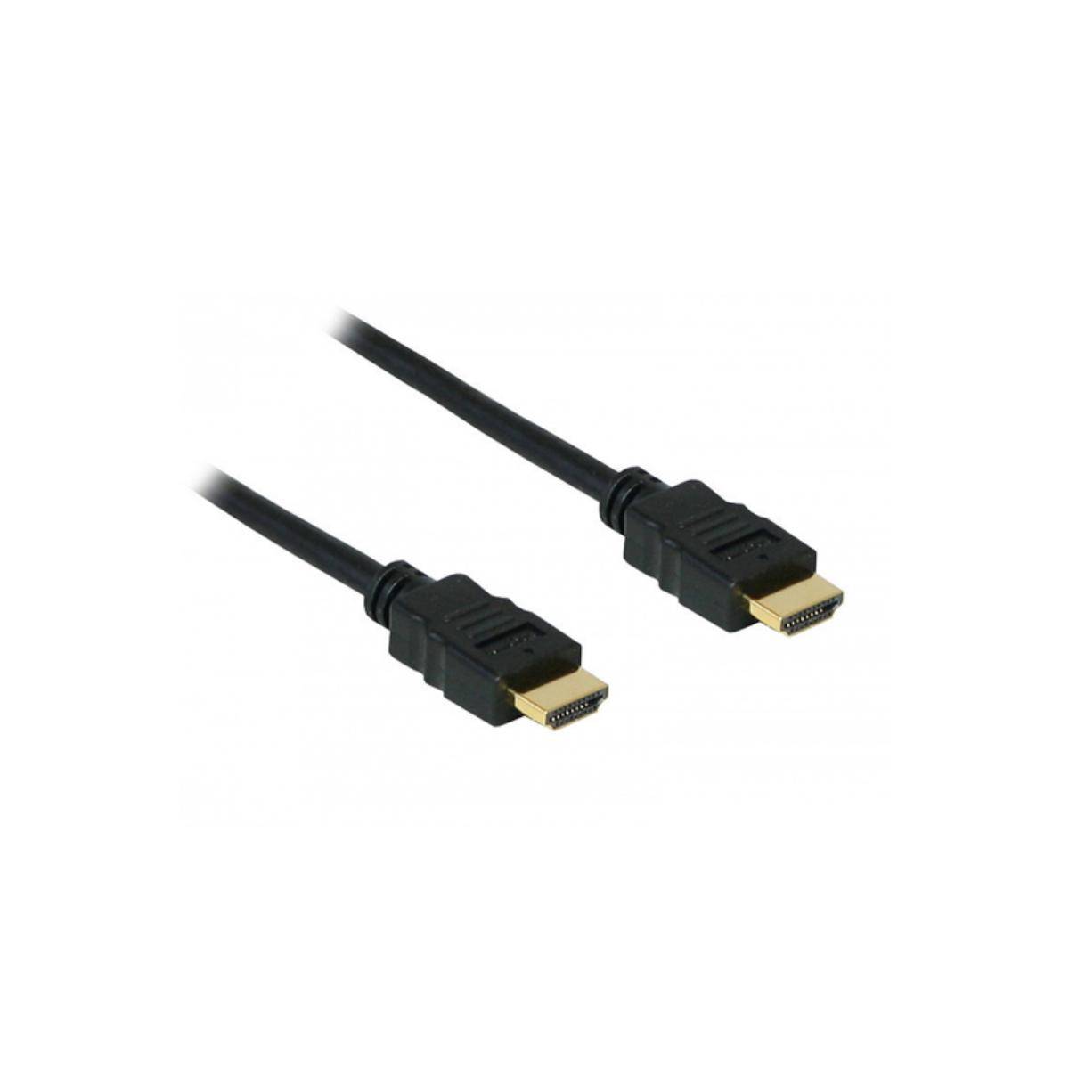 High-Speed-HDMI(R)-Kabel, vergoldete Stecker, 2 m