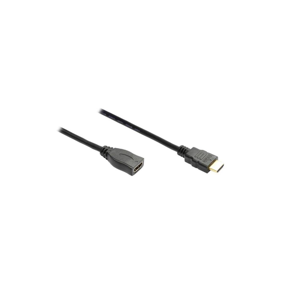 High-Speed-HDMI(R)-Verlängerung, vergoldete Stecker, 3 m