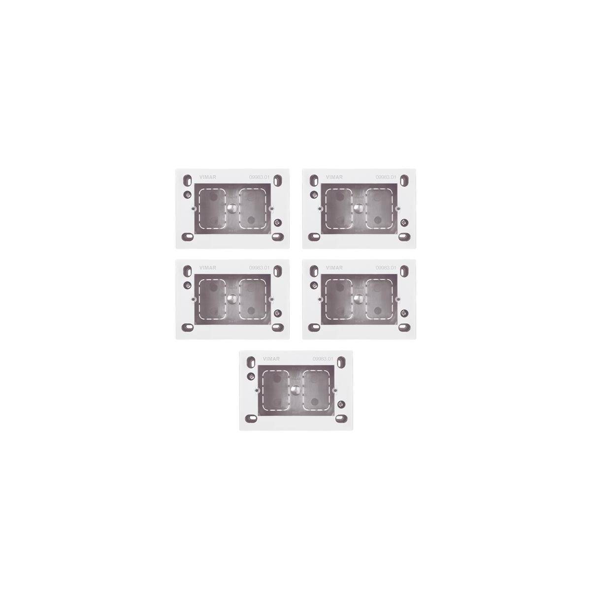 5x Aufputzdosen 3M für UAP-IW Access Points, weiß