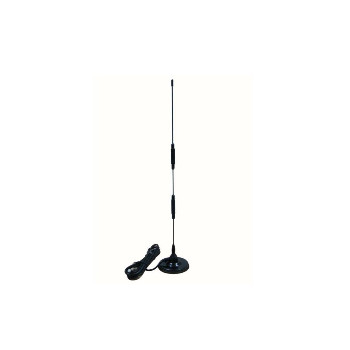 1700-2700 MHz, 7 dBi Magnetfußantenne, 2 m RG58 Kabel, SMA (m)-Anschluss