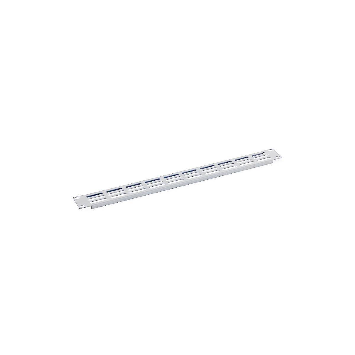RAC-ZP-P41-A1 - Perforierte Blindplatte 1 HE mit perforiertem Oval 36 x 6 mm