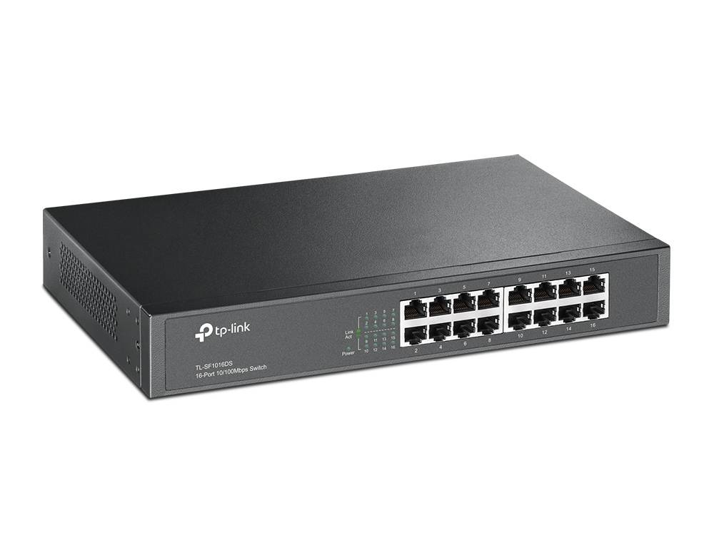 TP-Link TL-SF1016DS - Switch - 16 x 10/100 - Desktop