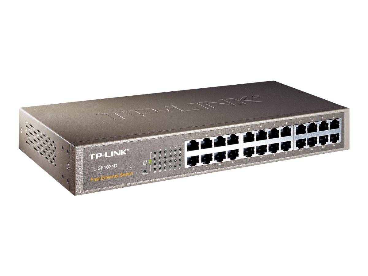 TP-LINK TL-SF1024D - Switch - 24 x 10/100 - Desktop