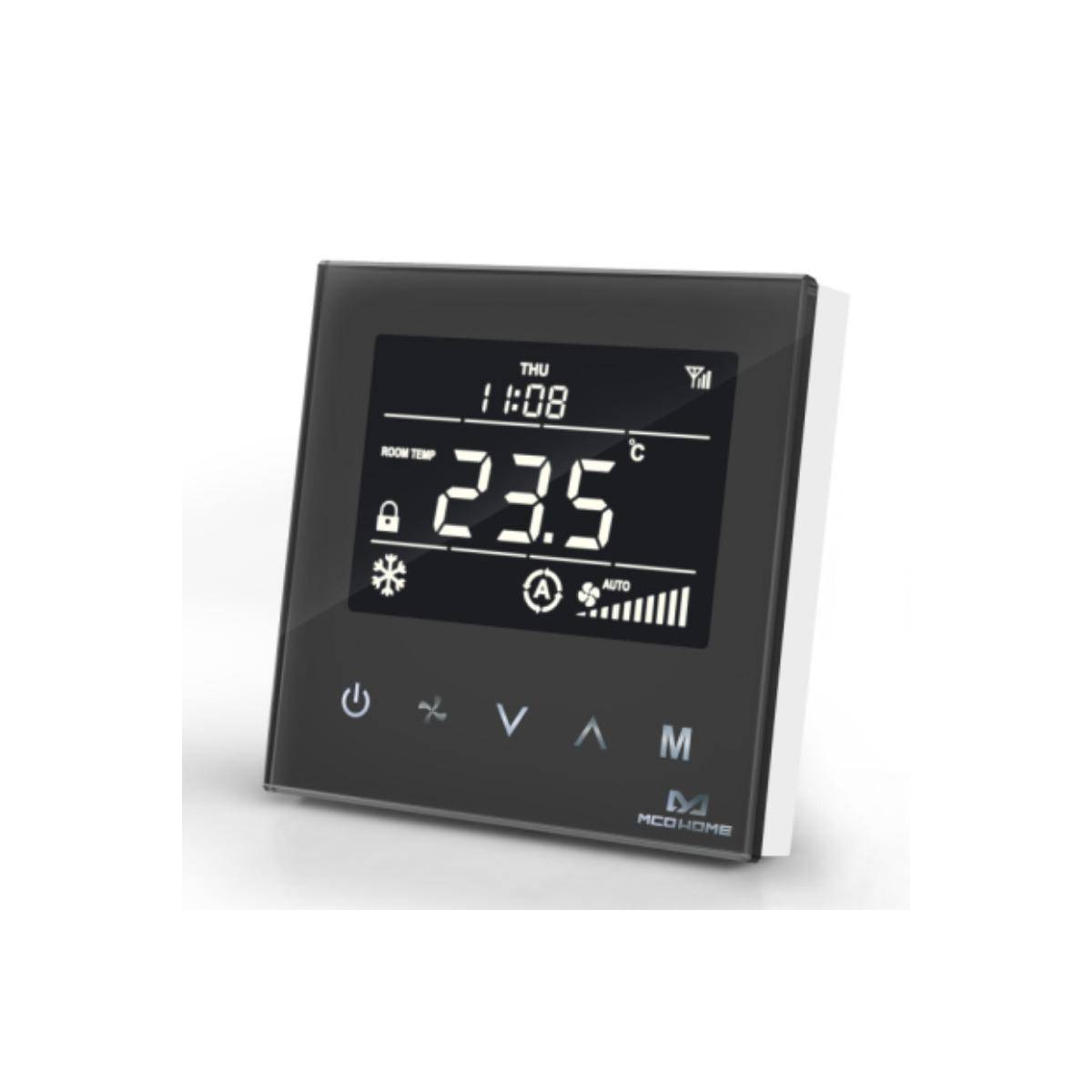 MCOEMH8-FCB - Fan Coil Thermostat (2 Leitungsrohre) schwarz