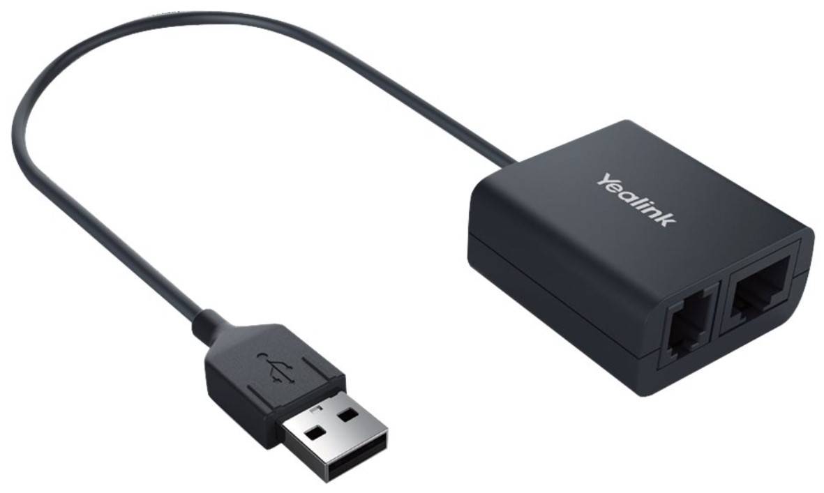 Yealink EHS40 - Kabelloser Headset-Adapter für drahtloses Headset, VoIP-Telefon