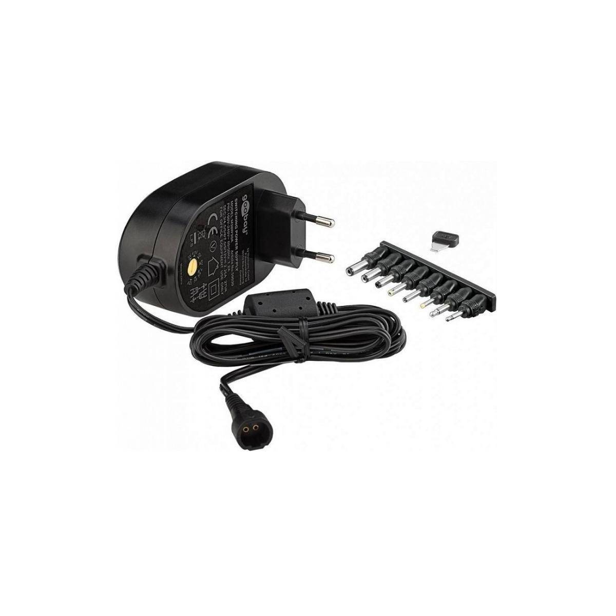 Universal-Netzteil, 3-12 V, max. 27 W und 2,25 A, 8x DC-Adaptern (NB-9051)