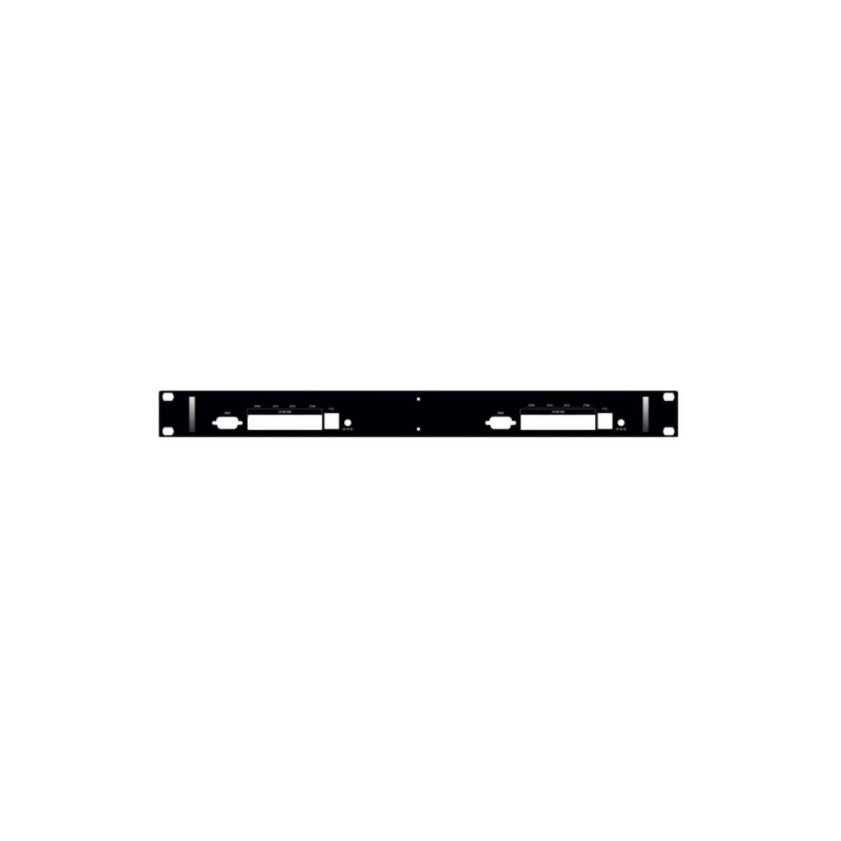 - Dual-Slot-Gehäuseblende für 19" DualRack-Gehäuse, APU4-Serie
