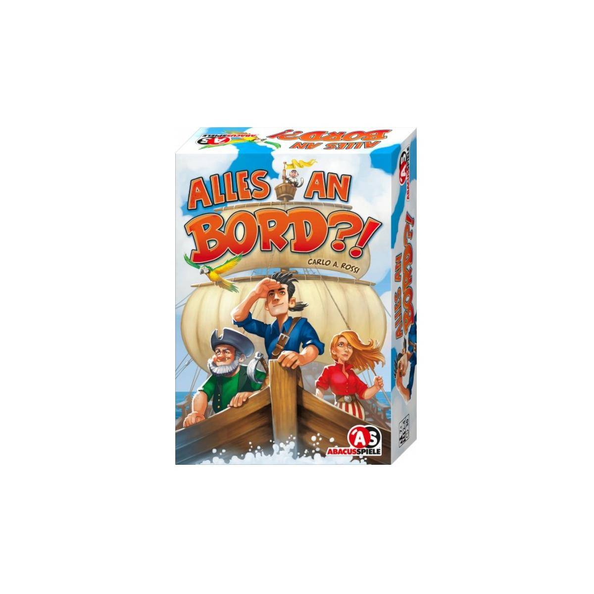 ACUD0007 - Alles an Bord?!, Brettspiel, 2-4 Spieler, ab 7 Jahren (DE-Ausgabe)