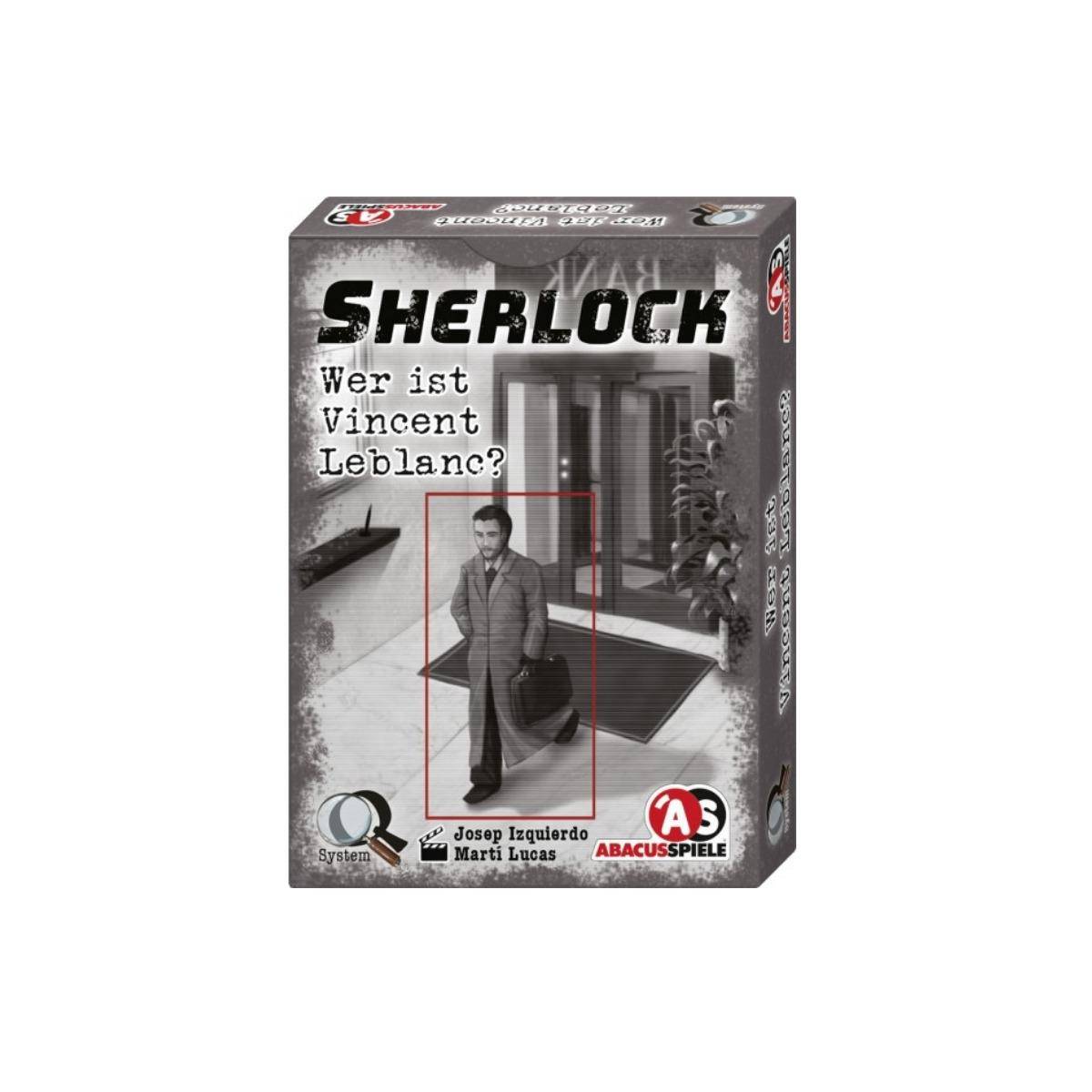 ACUD0108 - Sherlock - Wer ist Vincent Leblanc?, Kartenspiel, 1-8 Spieler, ab 12 Jahren (DE-Ausgabe)
