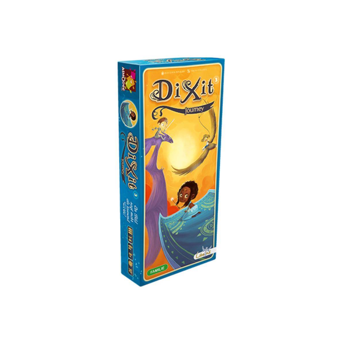 001602 - Dixit 3 - Journey, Kartenspiel Erweiterung, 3-6 Spieler, ab 8 Jahren (DE-Ausgabe)