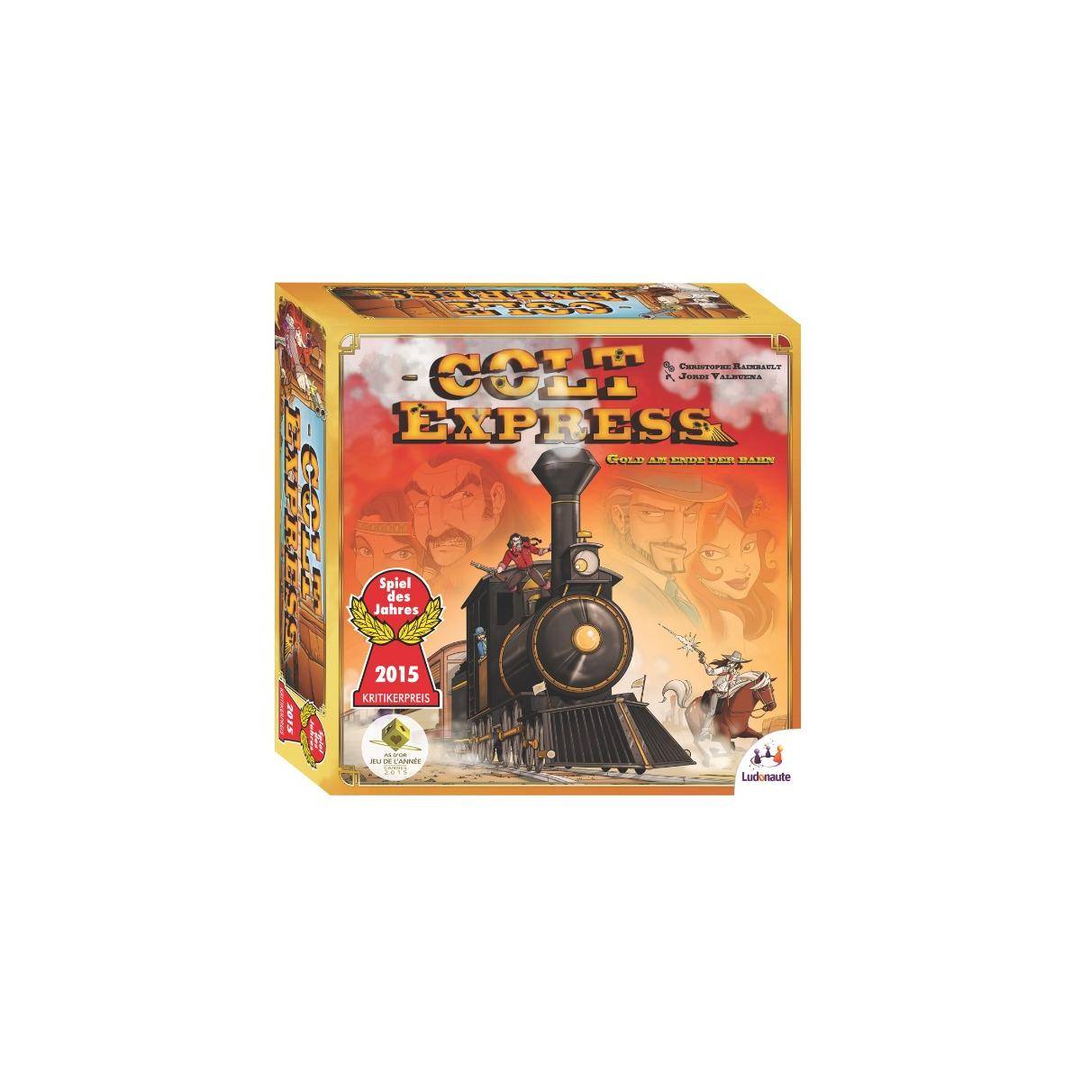 217632 - Colt Express - Grundspiel, Figurenspiel, 2-6 Spieler, ab 10 Jahren (DE-Ausgabe)