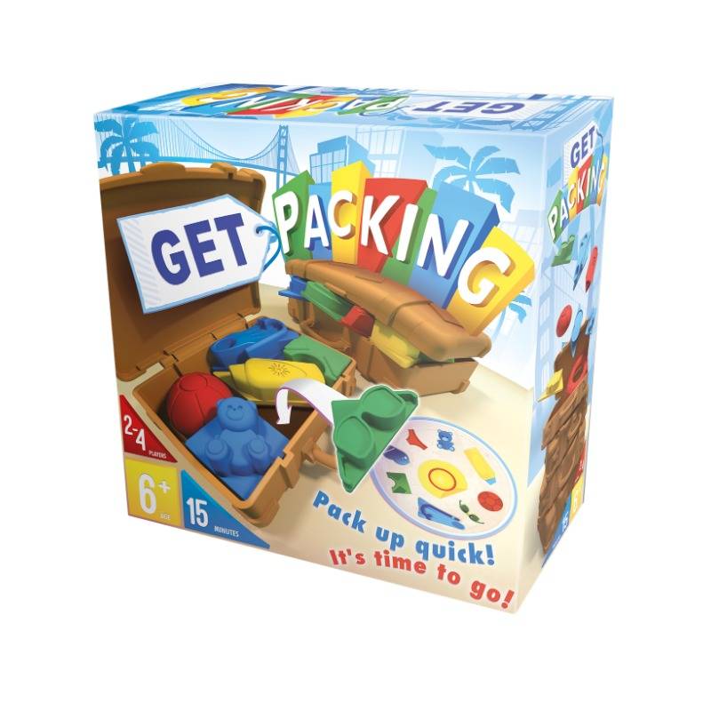 ZYGD0001 - Get Packing - Figurenspiel, 2-4 Spieler, ab 6 Jahren (DE-Ausgabe)