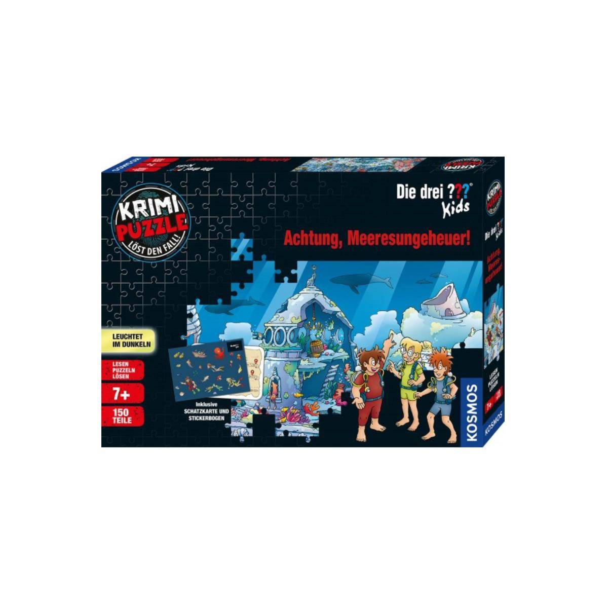 FKS680664 - Krimipuzzle: Die drei ??? Kids - Achtung, Meeresungeheuer! (DE-Ausgabe)