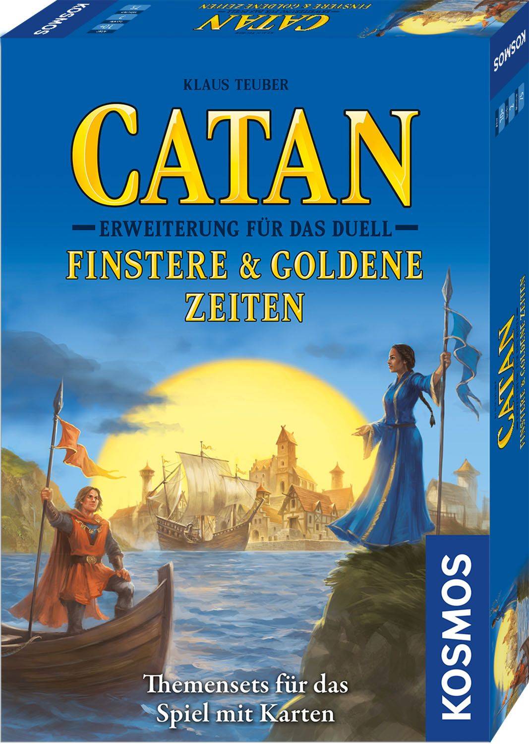 KOSMOS - Catan - Erweiterung für das Duell - Finstere & Goldene Zeite Neu & OVP
