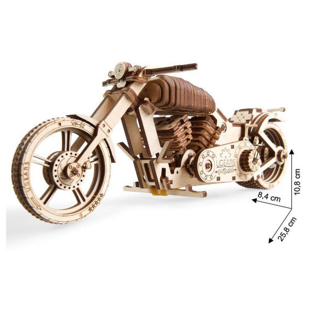 Ugears - Holz Modellbau Bike Motorrad VM-02 189 Teile