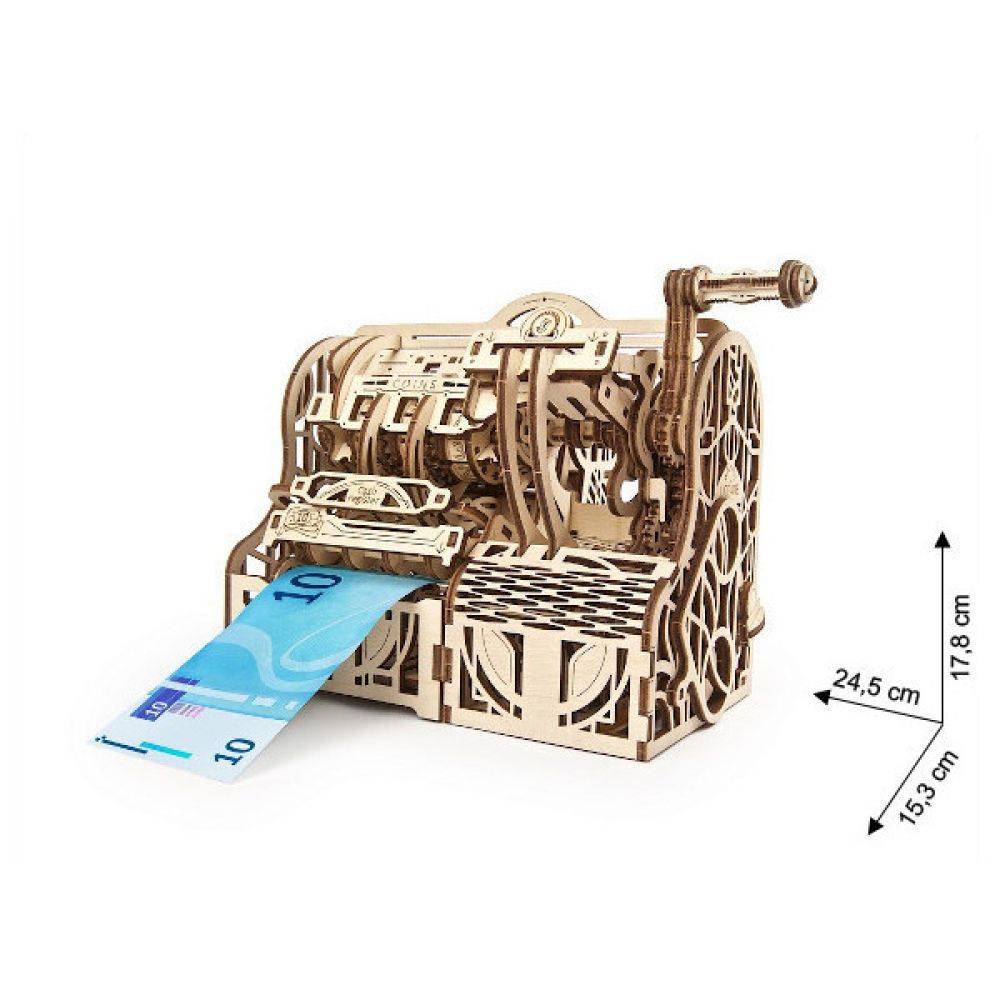 Ugears - Holz Modellbau Cash Register Registrierkasse 405 Teile
