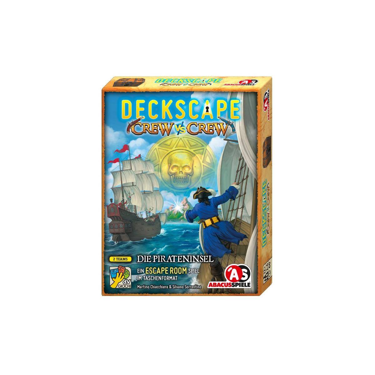 ACUD0060 - Deckscape - Crew vs Crew Die Pirateninsel, 1-6 Spieler, ab 12 Jahren (DE-Ausgabe)
