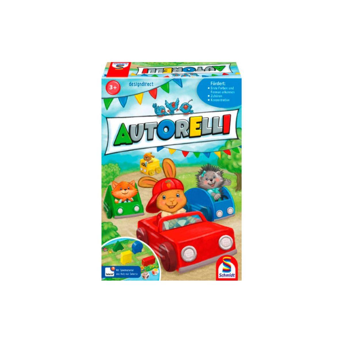 SSP40597 - Autorelli - Brettspiel, 1-4 Spieler, ab 3 Jahren (DE-Ausgabe)
