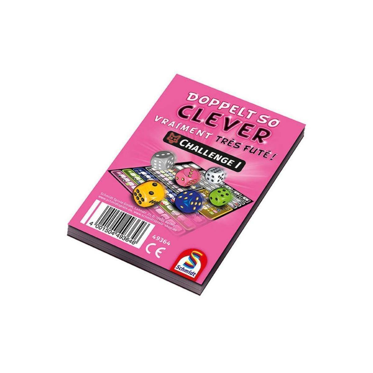 SSP49364 - Doppelt so clever - Challenge I, Würfelspiel, 1-4 Spieler, ab 8 Jahren (DE-Ausgabe)