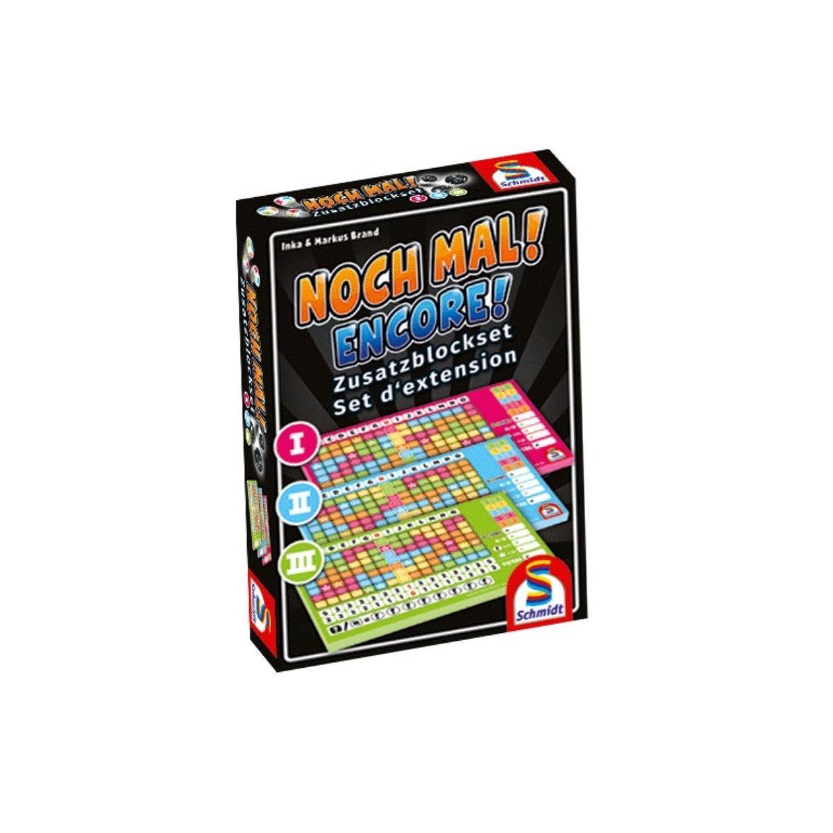 SSP49371 - Noch Mal! - Zusatzblockset (I, II, III) Würfelspiel, ab 8 Jahren (DE-Ausgabe)