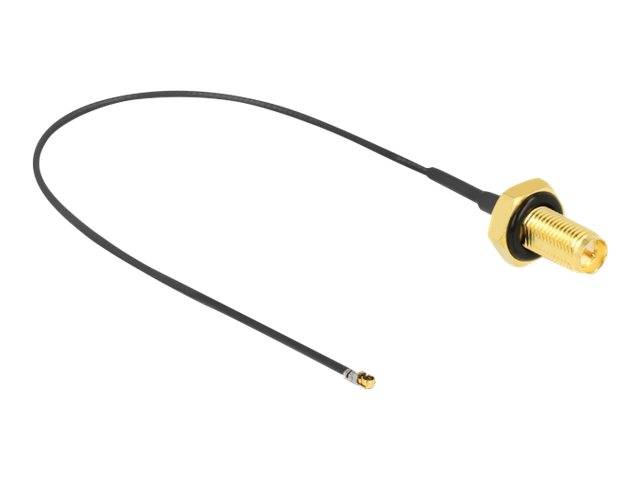 Delock - Antennenkabel - RP-SMA (W) Bulkhead bis MHF 4L LK (M)
