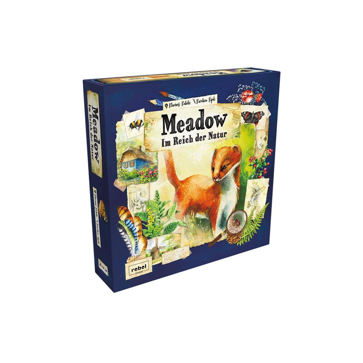 REBD0004 - Meadow: Im Reich der Natur - Brettspiel, 1-4 Spieler, ab 10 Jahren (DE-Ausgabe)