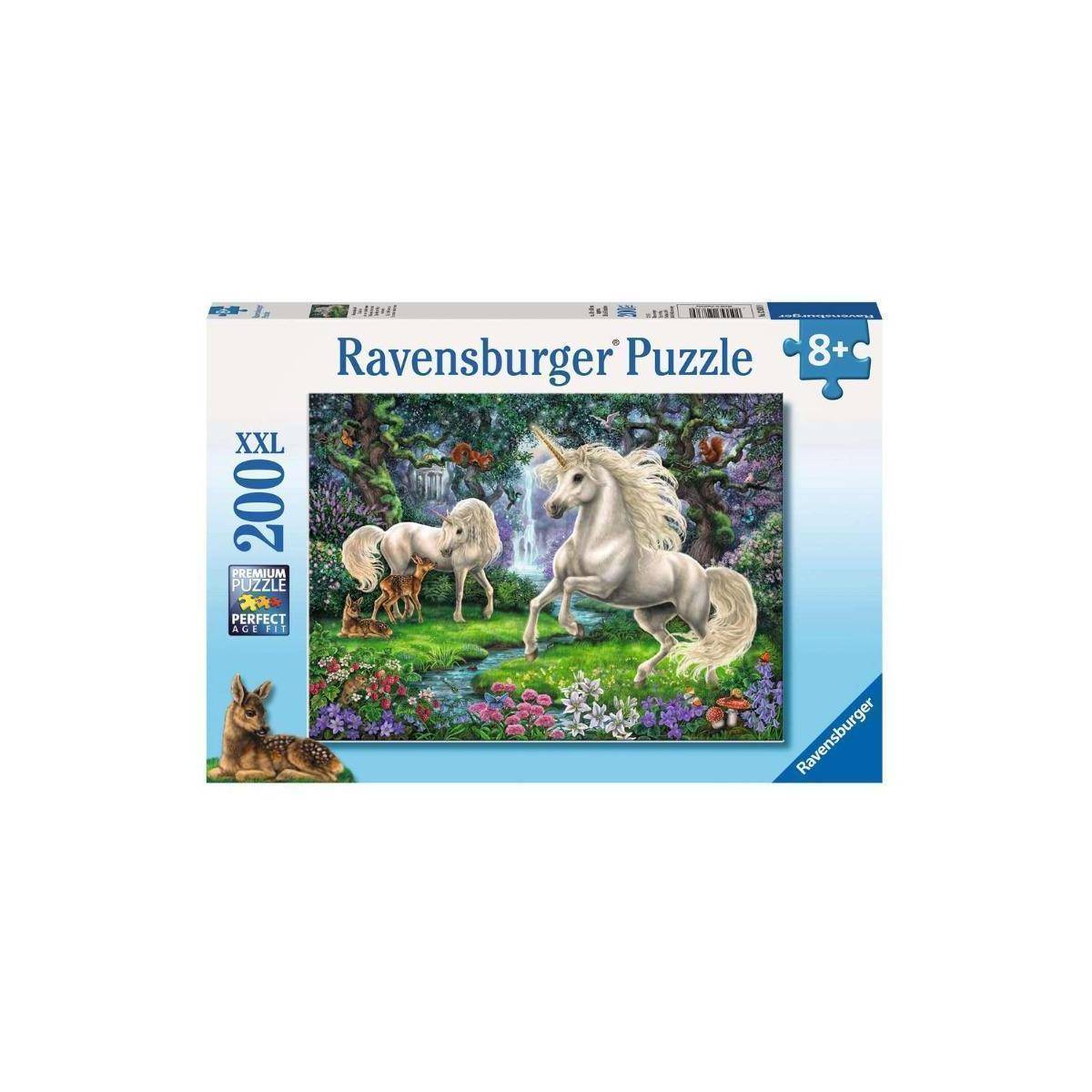 12838 - Puzzle: Geheimnisvolle Einhörner, 200 Teile (DE-Ausgabe)