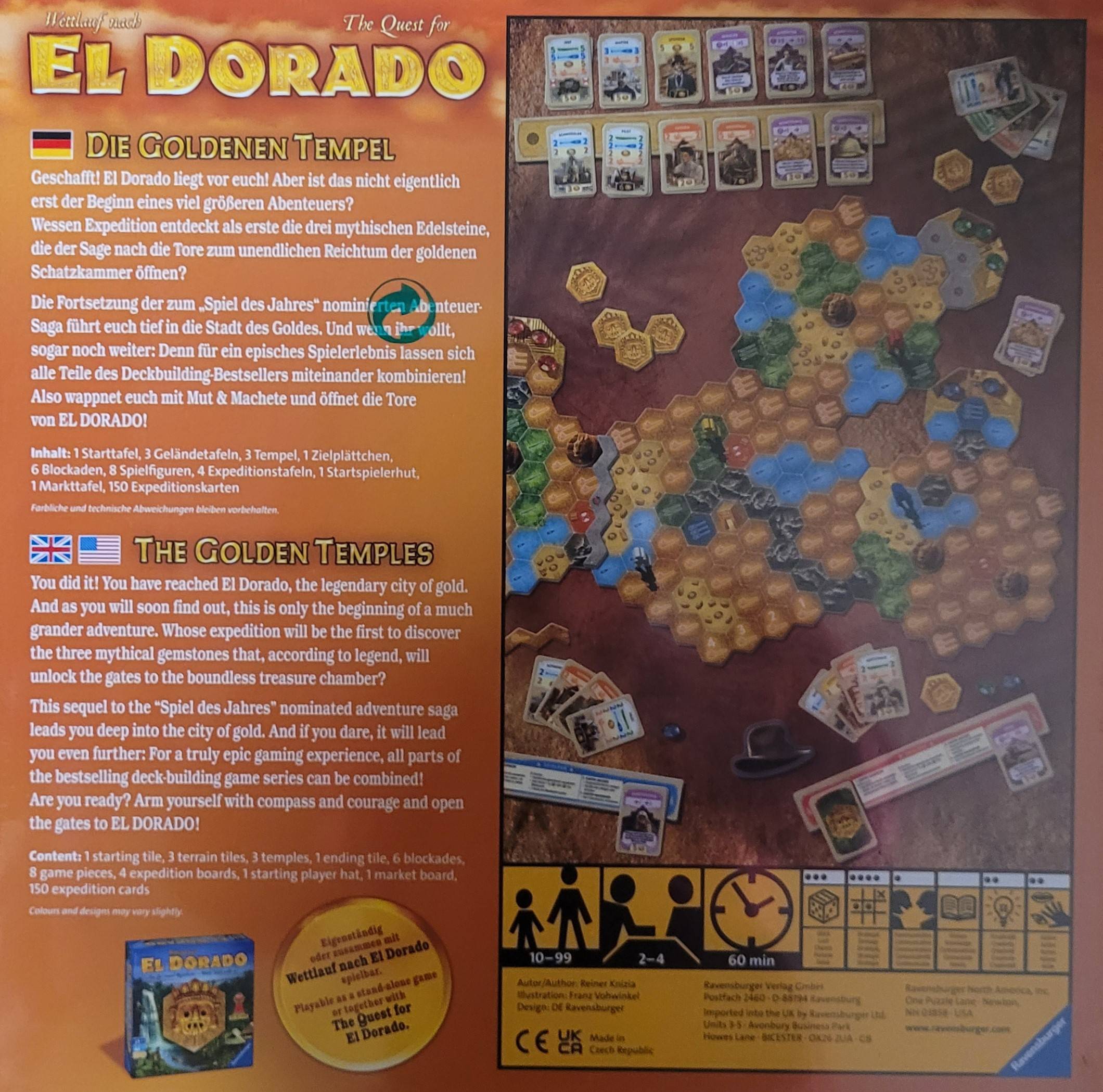 Wettlauf nach El Dorado Die goldenen Tempel,Familienspiel