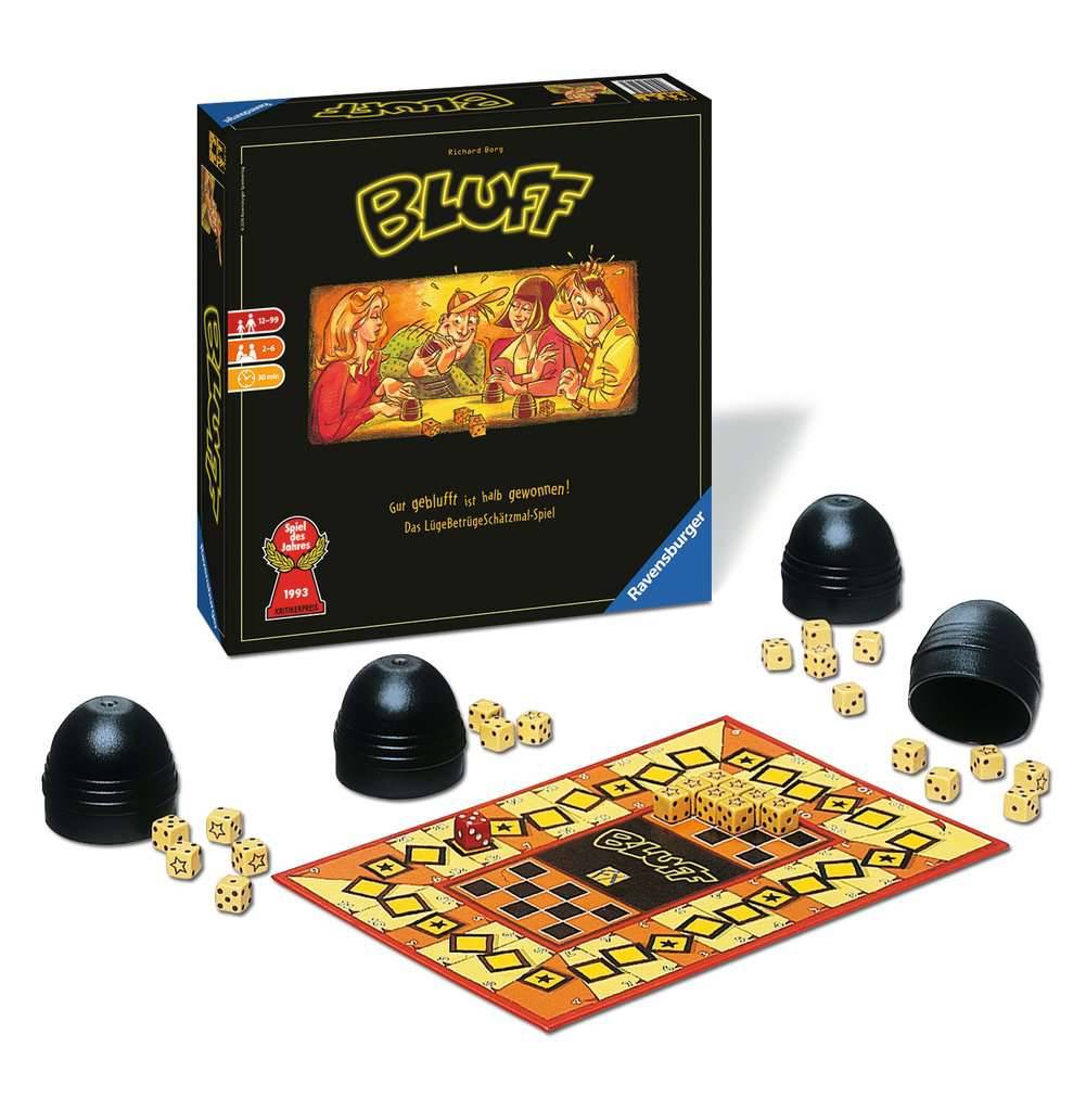 Ravensburger 27223 Bluff,Spiel des Jahres 1993,Familienspiel