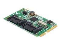 Delock MiniPCIe I/O PCIe full size 2 x SATA 6 Gb/s