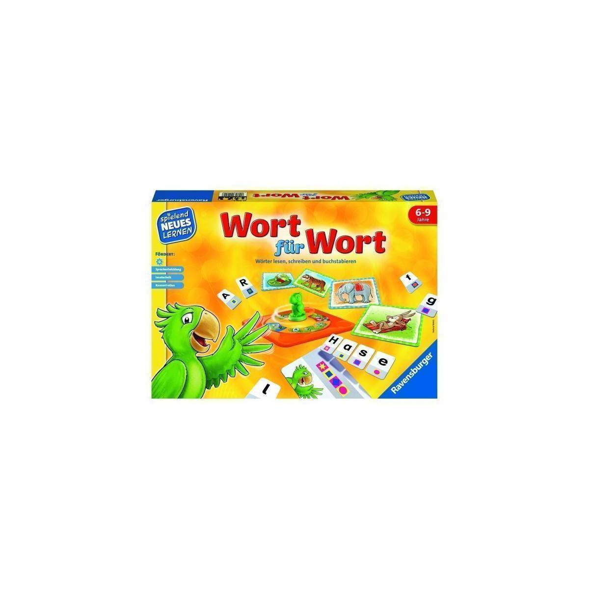 24945 - Der verdrehte Sprach-Zoo, Lernspiel, für 2-4 Spieler, ab 4 Jahren (DE-Ausgabe)