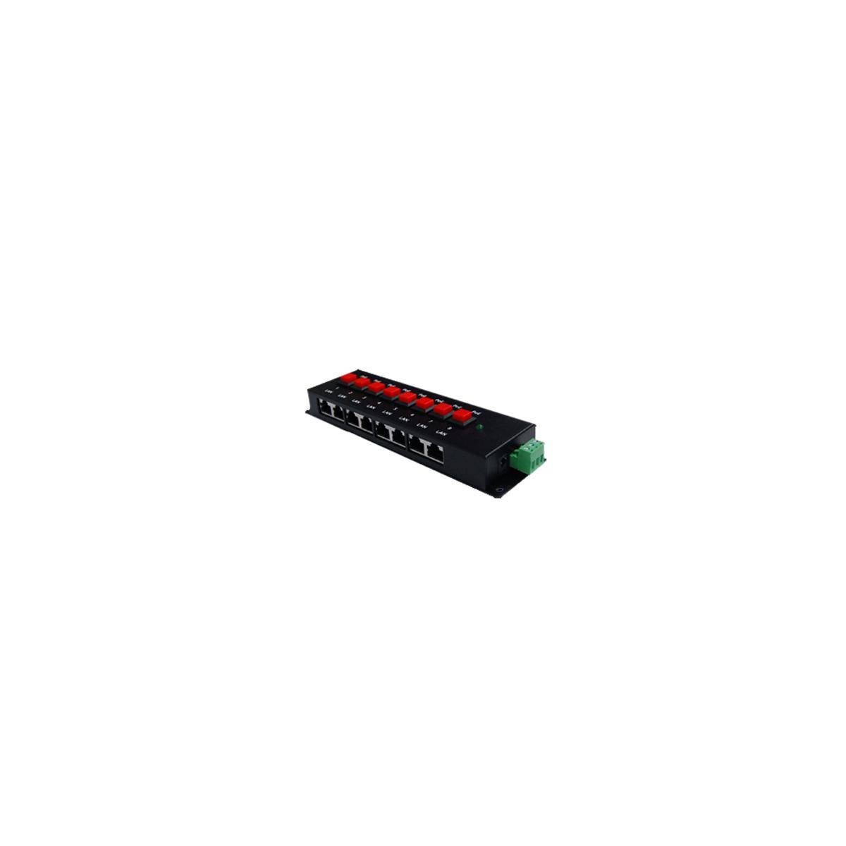 APOE08 - 8-Port Passive PoE-Injektor