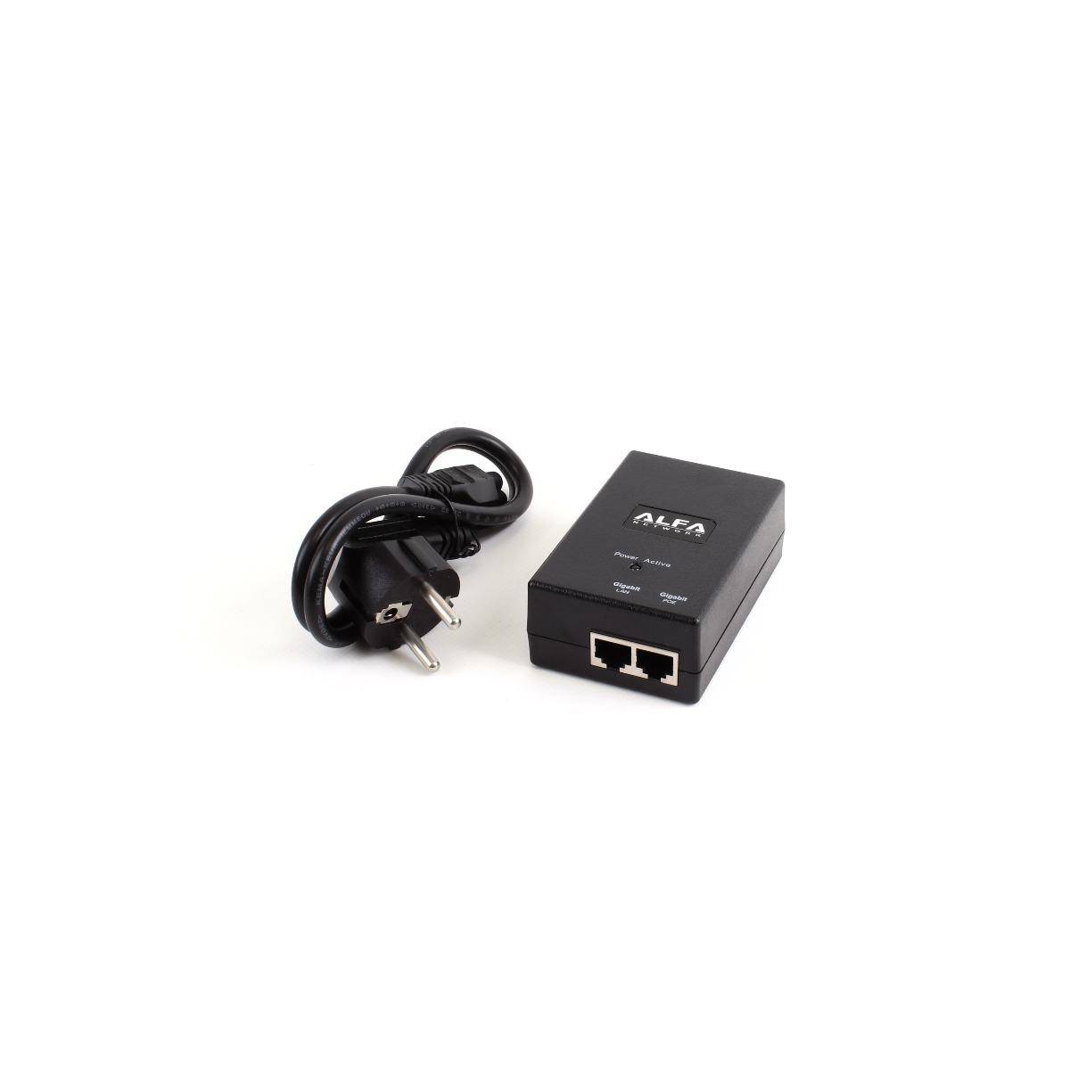 APOE48V-1G-EU - 48 V Passive PoE Adapter, EU-Stecker