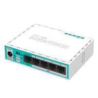 MikroTik RouterBOARD hEX lite RB750r2 - Router - 4-Port-Switch
