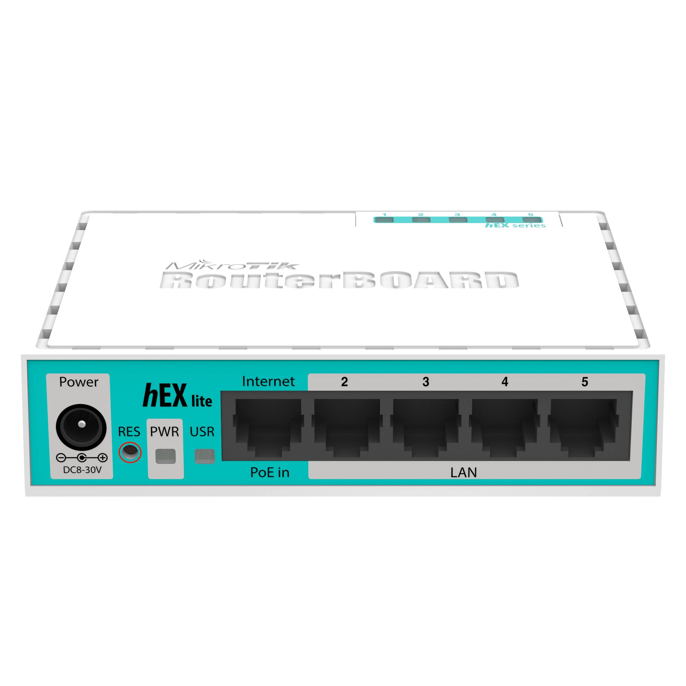 MikroTik RouterBOARD hEX lite RB750r2 - Router - 4-Port-Switch