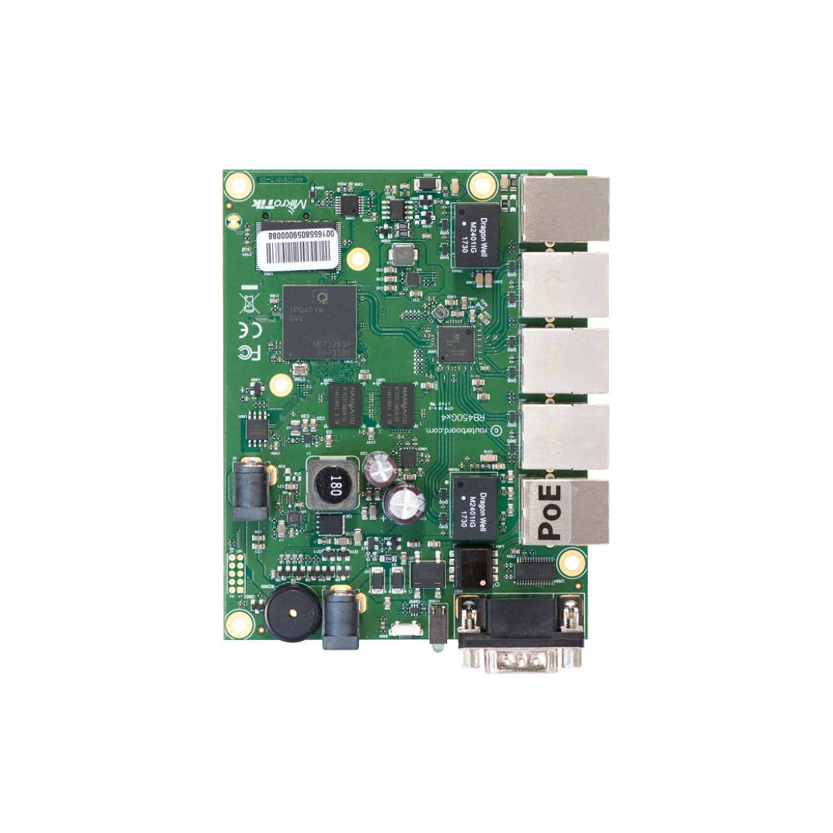 RB450GX4 - RouterBOARD 450Gx4 mit Quad-Core 716 MHz CPU, 1 GB RAM, 5x LAN