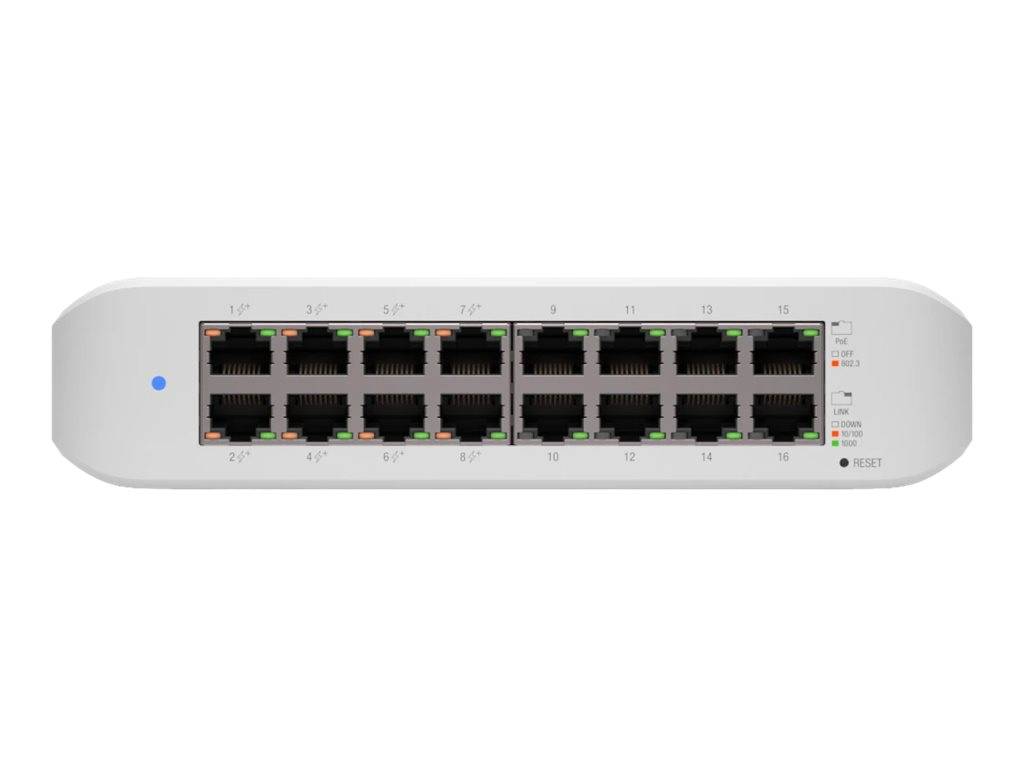 Ubiquiti UniFi Switch Lite USW-Lite-16-POE - Switch - managed - 16 x 10/100/1000 (8 PoE+)