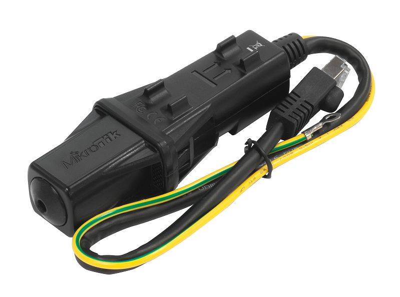 MikroTik GESP - Gigabit Ethernet Surge Protector - Router - 1 Gbps - Power over