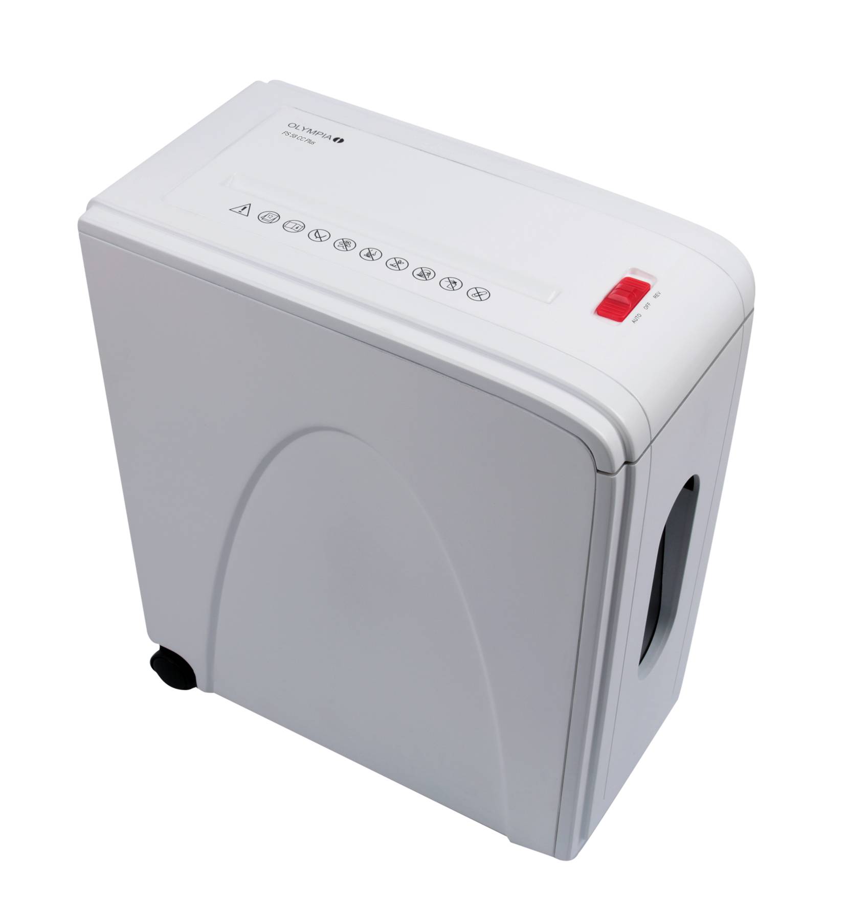 B-Ware OLYMPIA Aktenvernichter Partikelschnitt 12 Blätter Sicherheitsstufe P4 PS58CC Plus